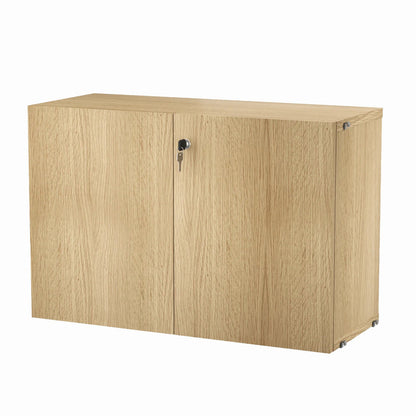 Cabinet with lock w78 x d32 x h52 cm Oak