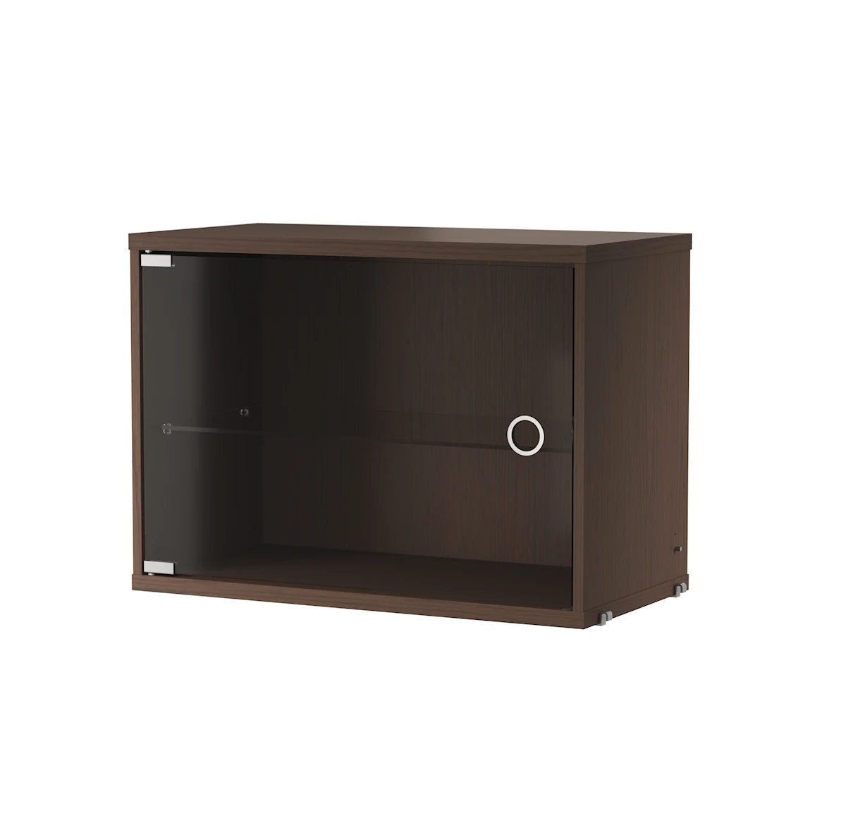 String Display Cabinet with Swing Glass Door