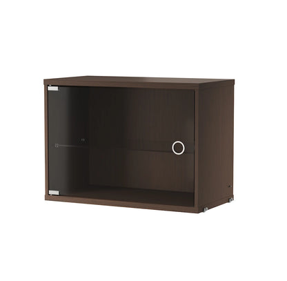 String Display Cabinet with Swing Glass Door