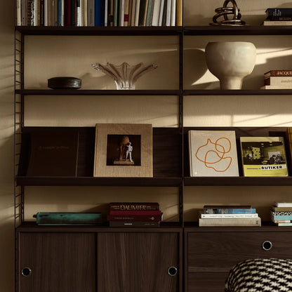 String Cabinet with sliding doors