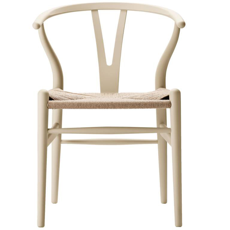 Carl Hansen &amp; Son Wishbone Stoel CH24 Soft Edition Barley - By Ilse Crawford