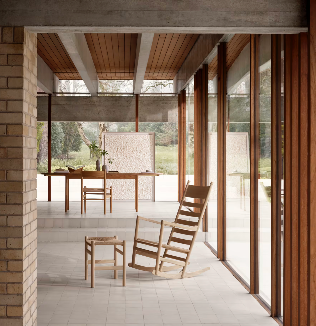 Carl Hansen &amp; Son CH45 Rocking Chair sfeerafbeelding