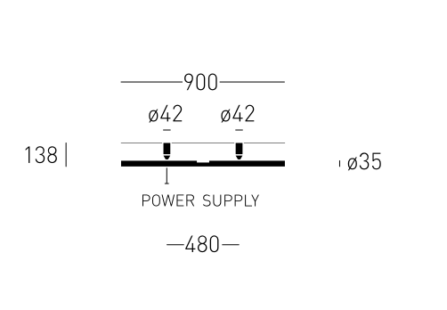 Chors Backlight K wandlampn maten