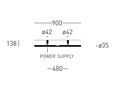 Chors Backlight K wandlampn maten