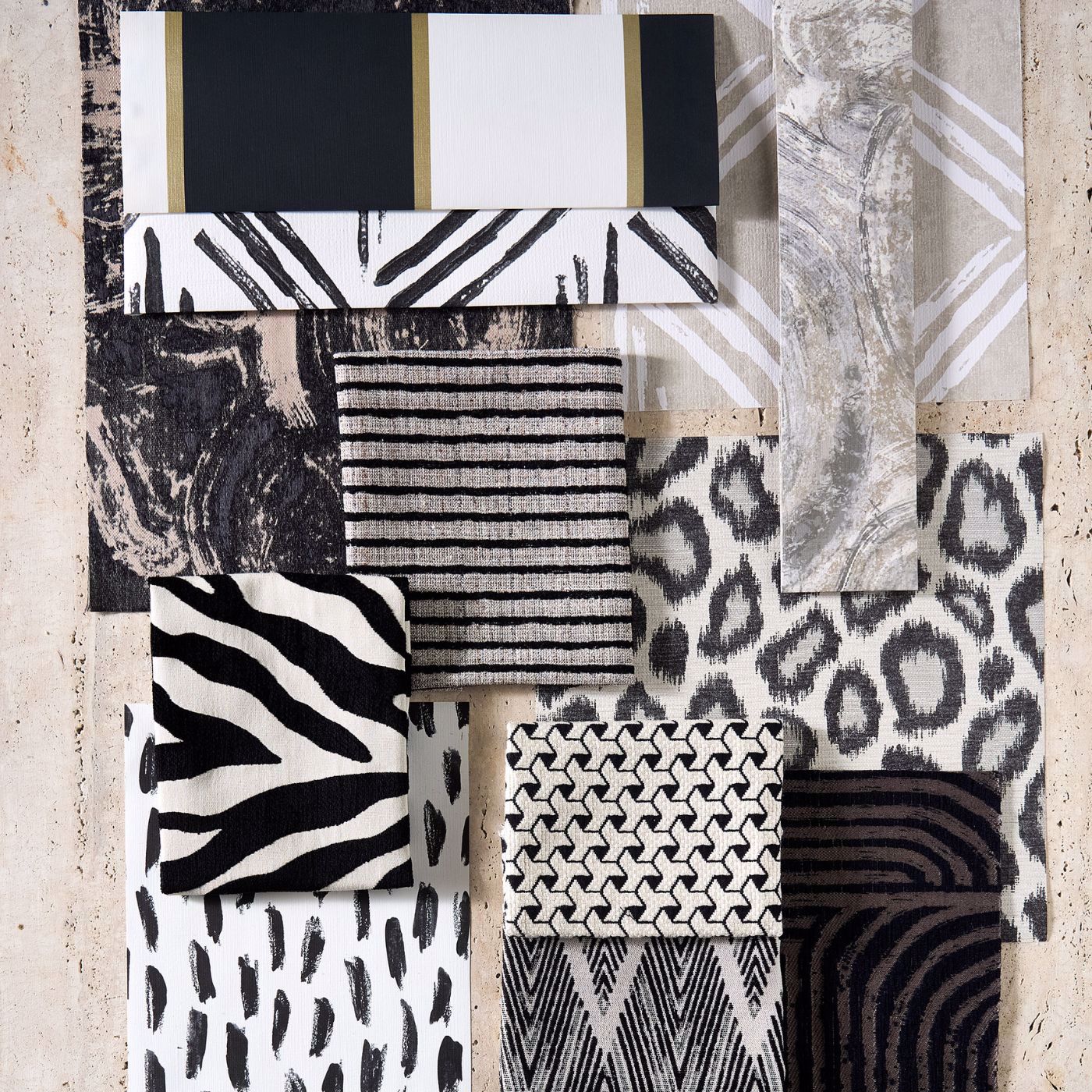 Clarke &amp; Clarke behang Cosmopolis Noir W0221/04