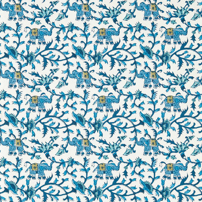 Clarke &amp; Clarke behang Hathi Cobalt W0236/01