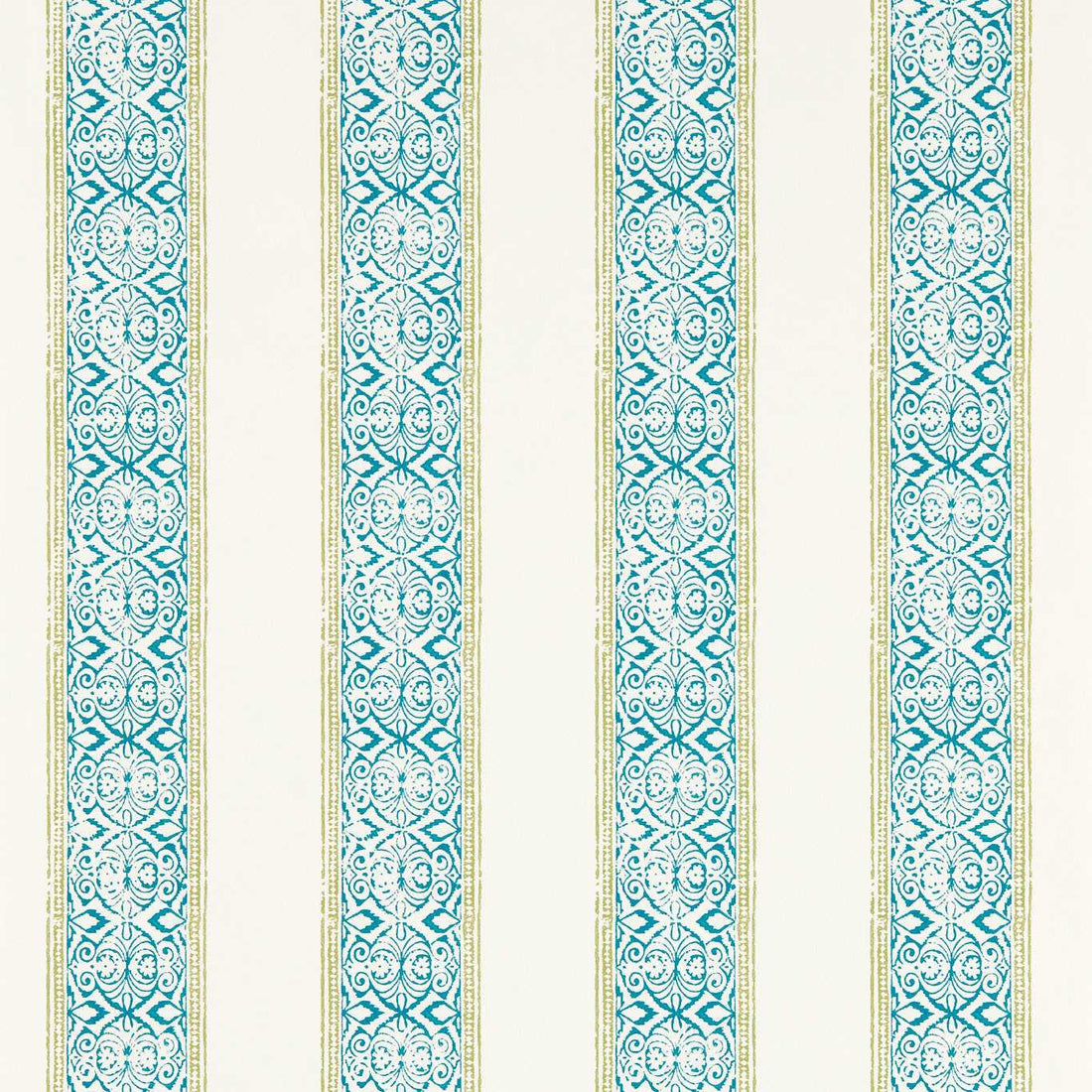 Clarke &amp; Clarke behang Kalamkari Teal W0237/04