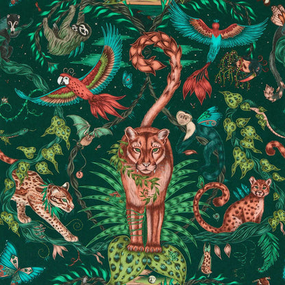 Clarke &amp; Clarke Bosque Dreams behang in de kleur Forest W0213-02 