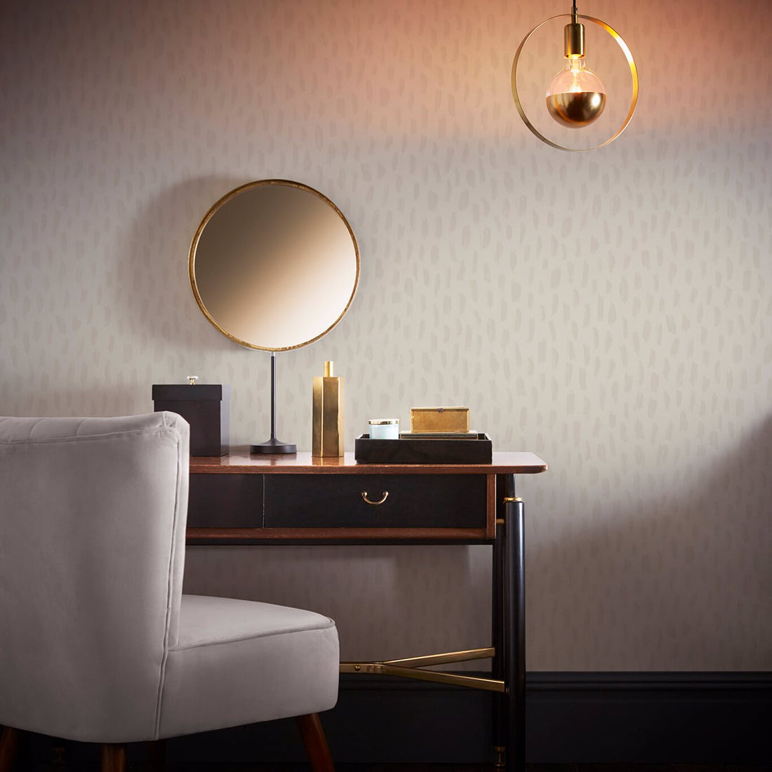 Clarke en Clarke behang Loxley Linen W0226_03 als sfeerafbeelding