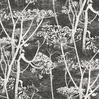 Cole and Son behang Cow Parsley black 66/7046