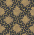 Cole and Son behang Moss Trellis Black and Gold 128/4018