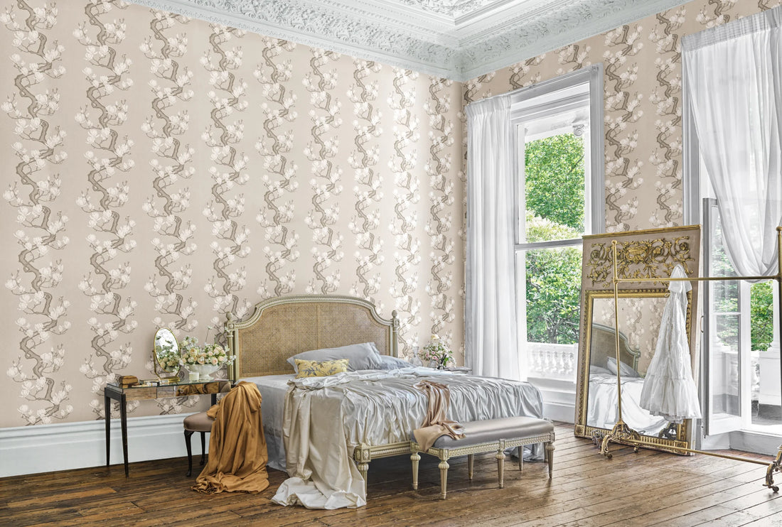 Cole and Son behang Magnolia Tree Soft Cream and Powder 128/1003