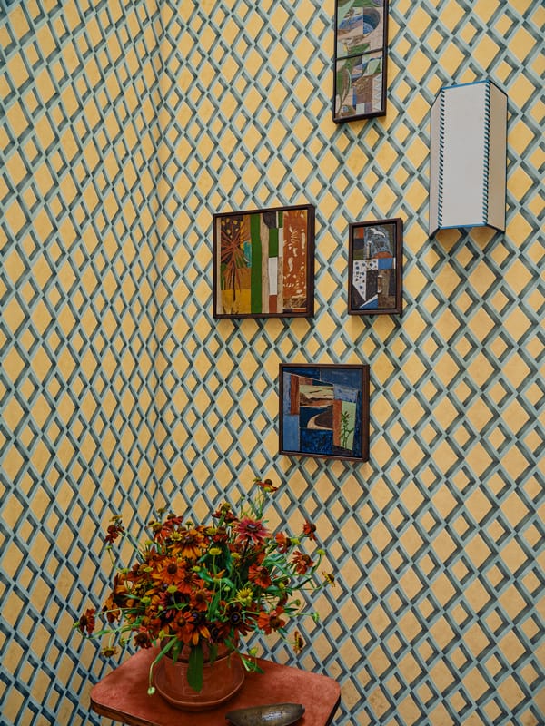 Cole and Son behang Fresco Trellis detail