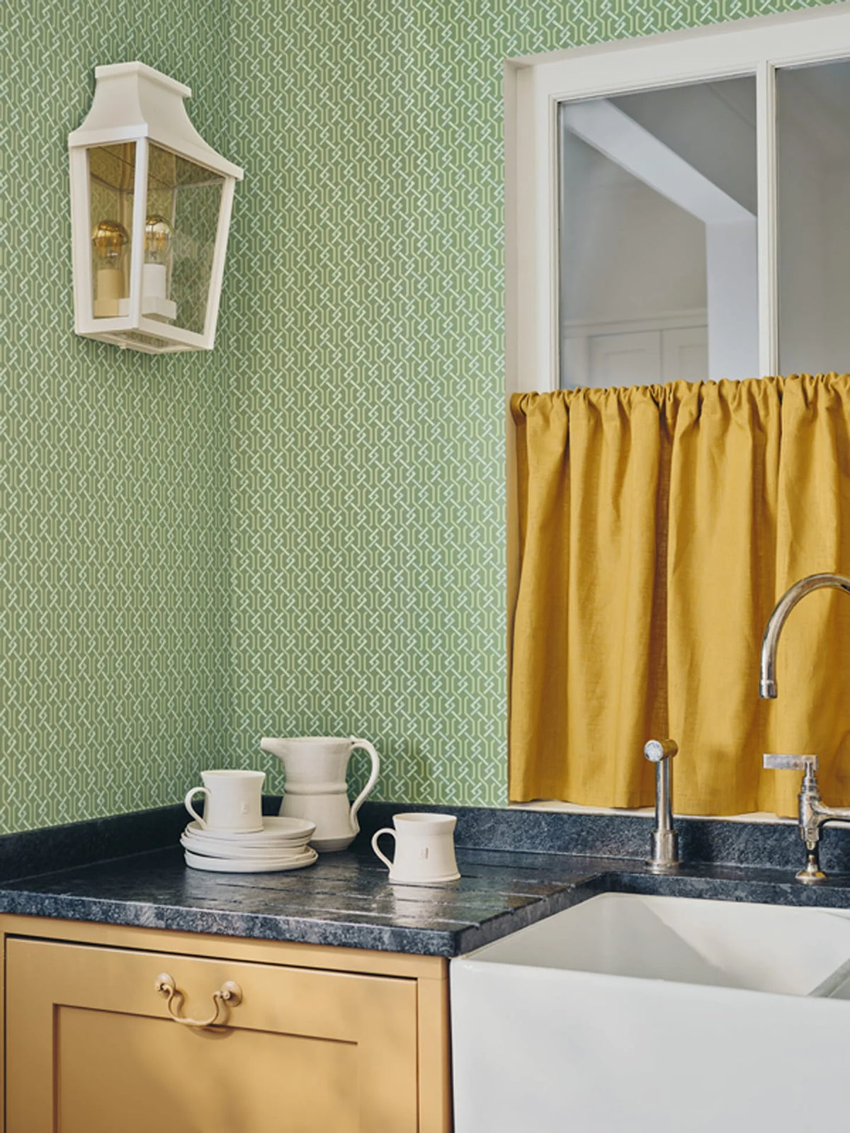 Cole and Son behang Fretwork detail