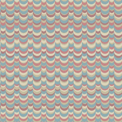 Cole and Son behang Wavelet Pompadour, Tuscan Red &amp; Stone 131/4013