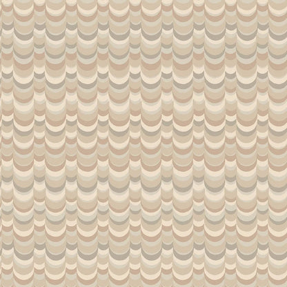 Cole and Son behang Wavelet Saxon Stone, Linen &amp; Mink 131/4014