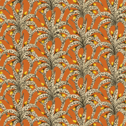 Cole and Son behang Afrika Damask Tangerine &amp; Marigold 129/5018