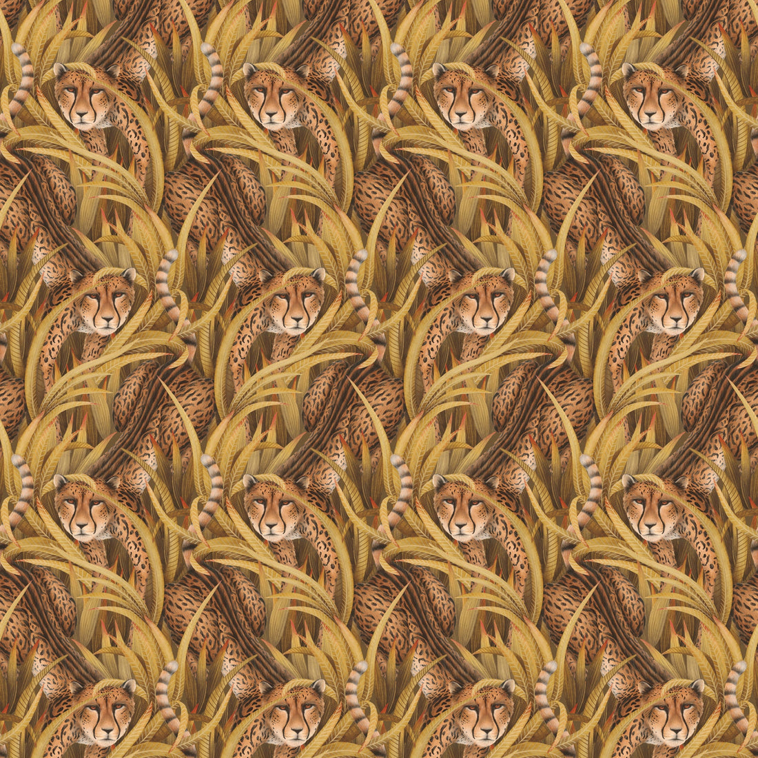 Cole and Son behang Cheetah Prowl Bronze 129/8043