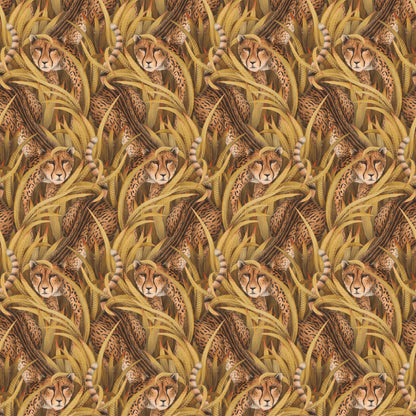 Cole and Son behang Cheetah Prowl Bronze 129/8043