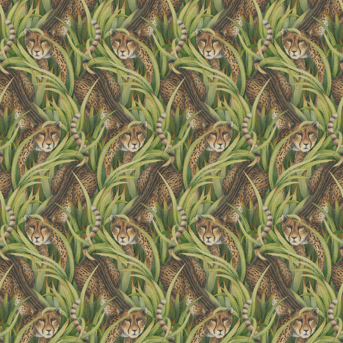 Cole and Son behang Cheetah Prowl Grass 129/8042