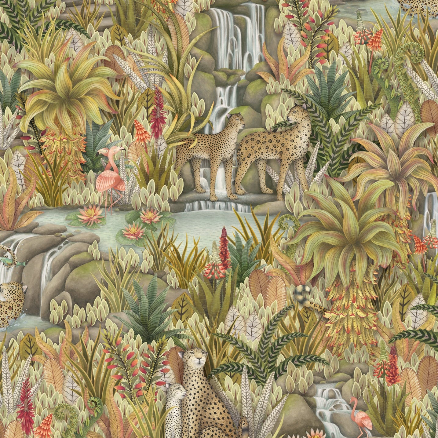 Cole and Son behang Injisuthi Stone &amp; Sand 129/9048