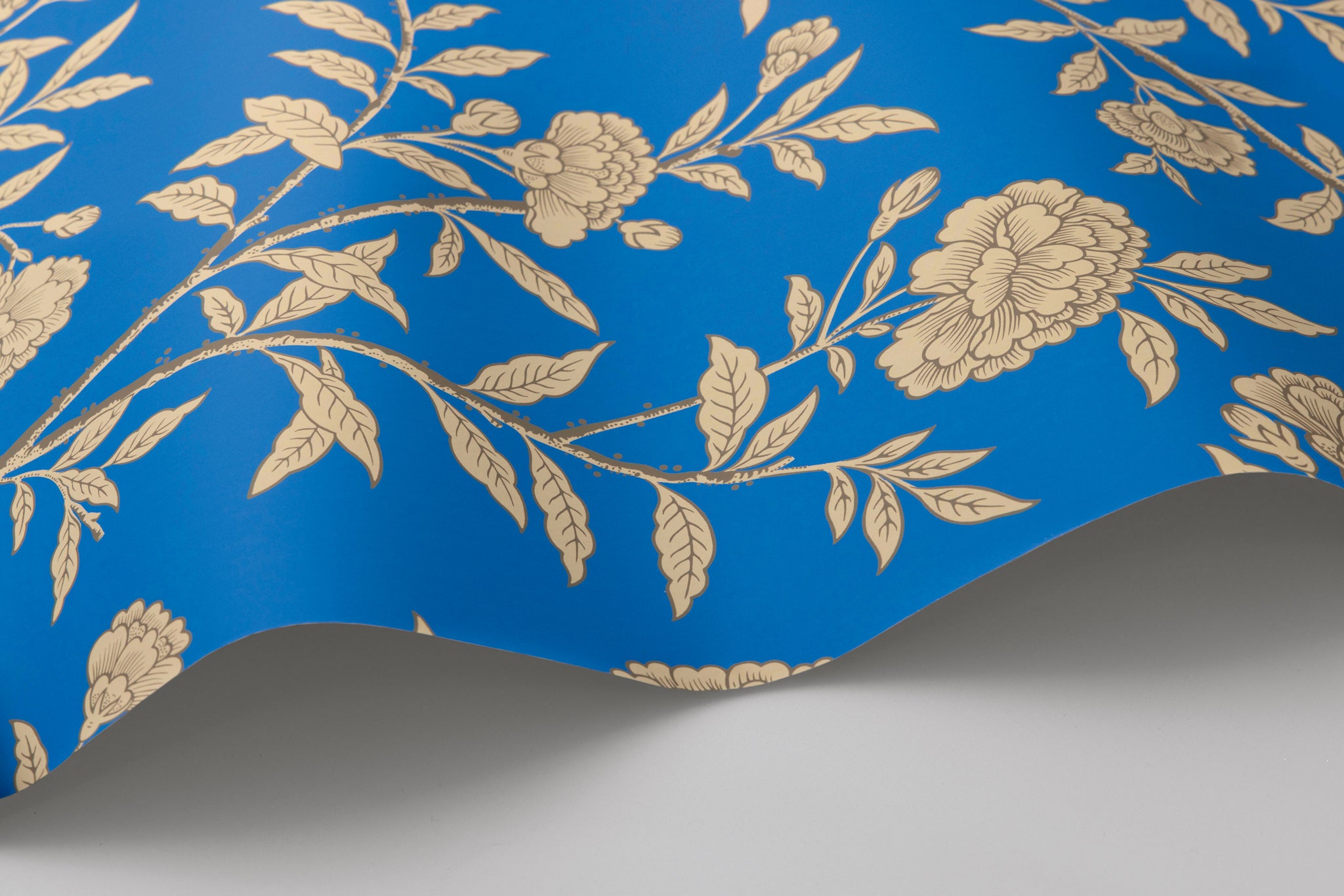 Cole and Son behang Roseberry Cobalt 127/3014 Classics Collection Vol.1 rol behang 