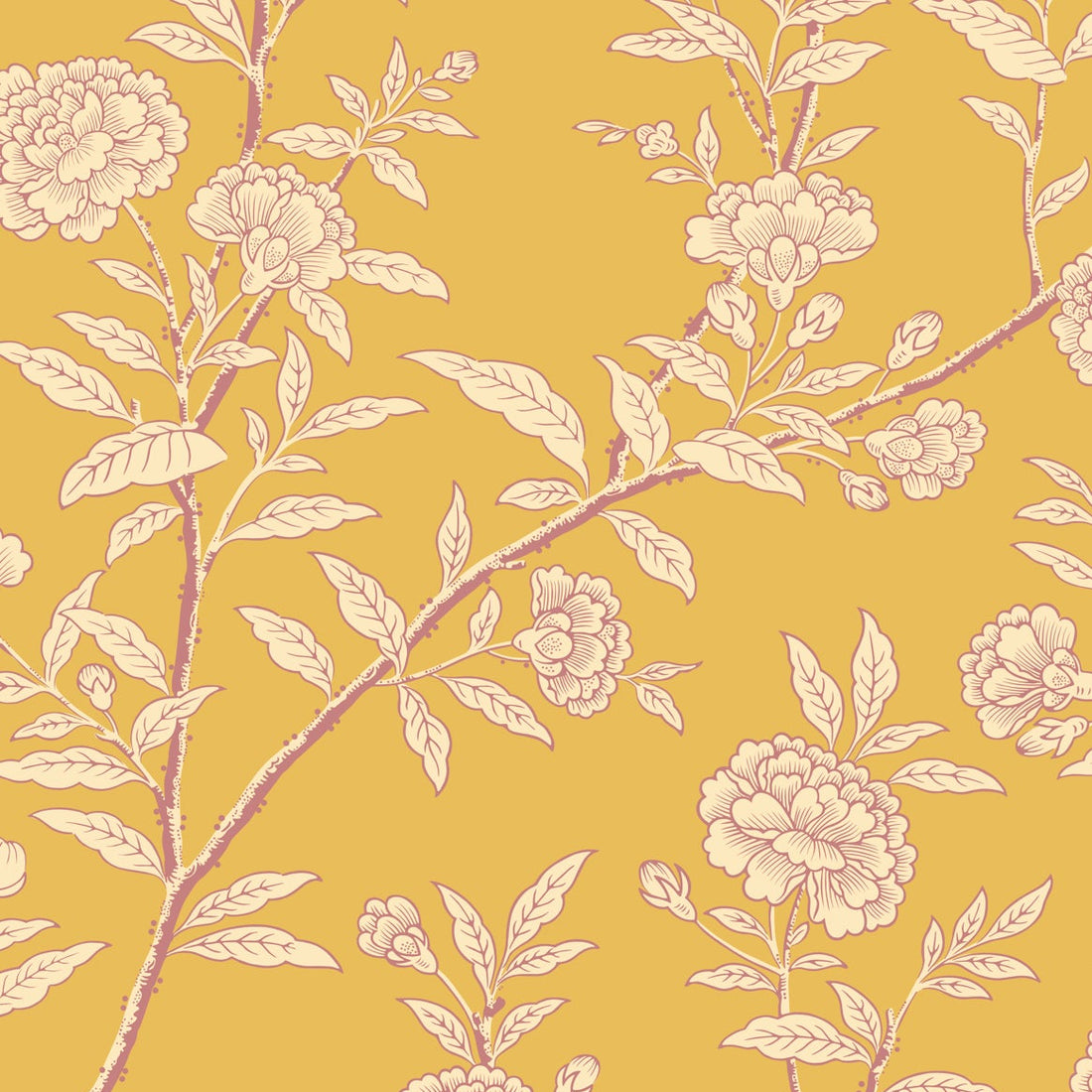 Cole &amp; Son behang Roseberry Marigold 127/3015 Classics Collection Vol.1 
