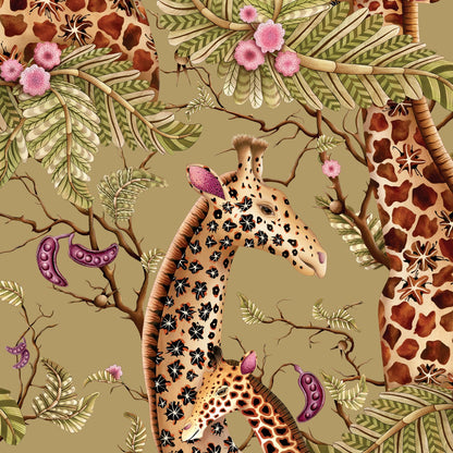 Cole and Son behang Royal Giraffe Gilded 129/3010