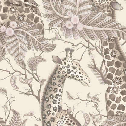 Cole and Son behang Royal Giraffe Pebble 129/3011