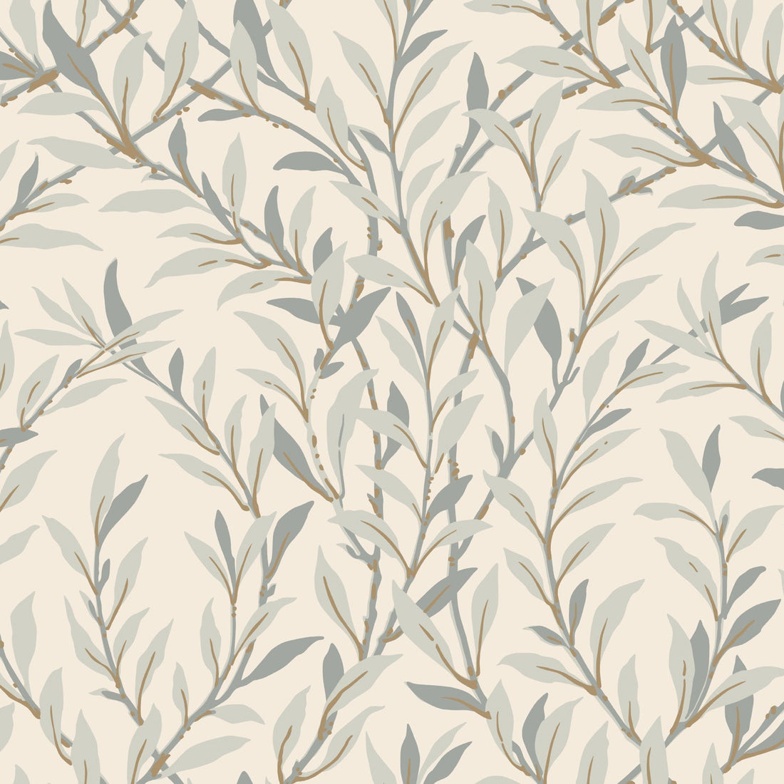 Cole and Son behang Willow Branch Pebble on Cream 127/7037 uit de Classics Collection Vol.1 