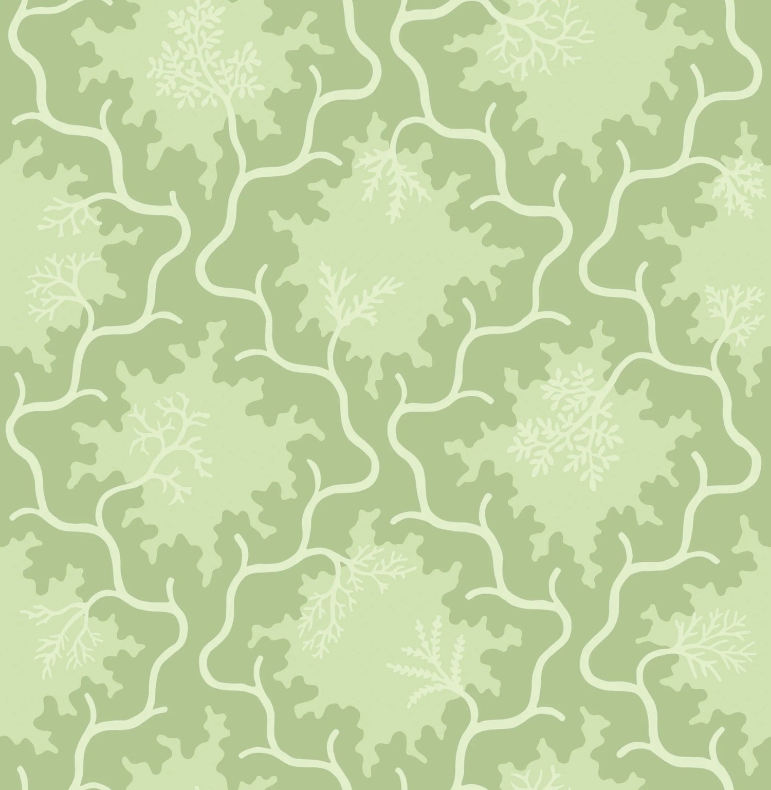 Cole and Son behang Moss Trellis Matcha and Pistachio Green 128/4022