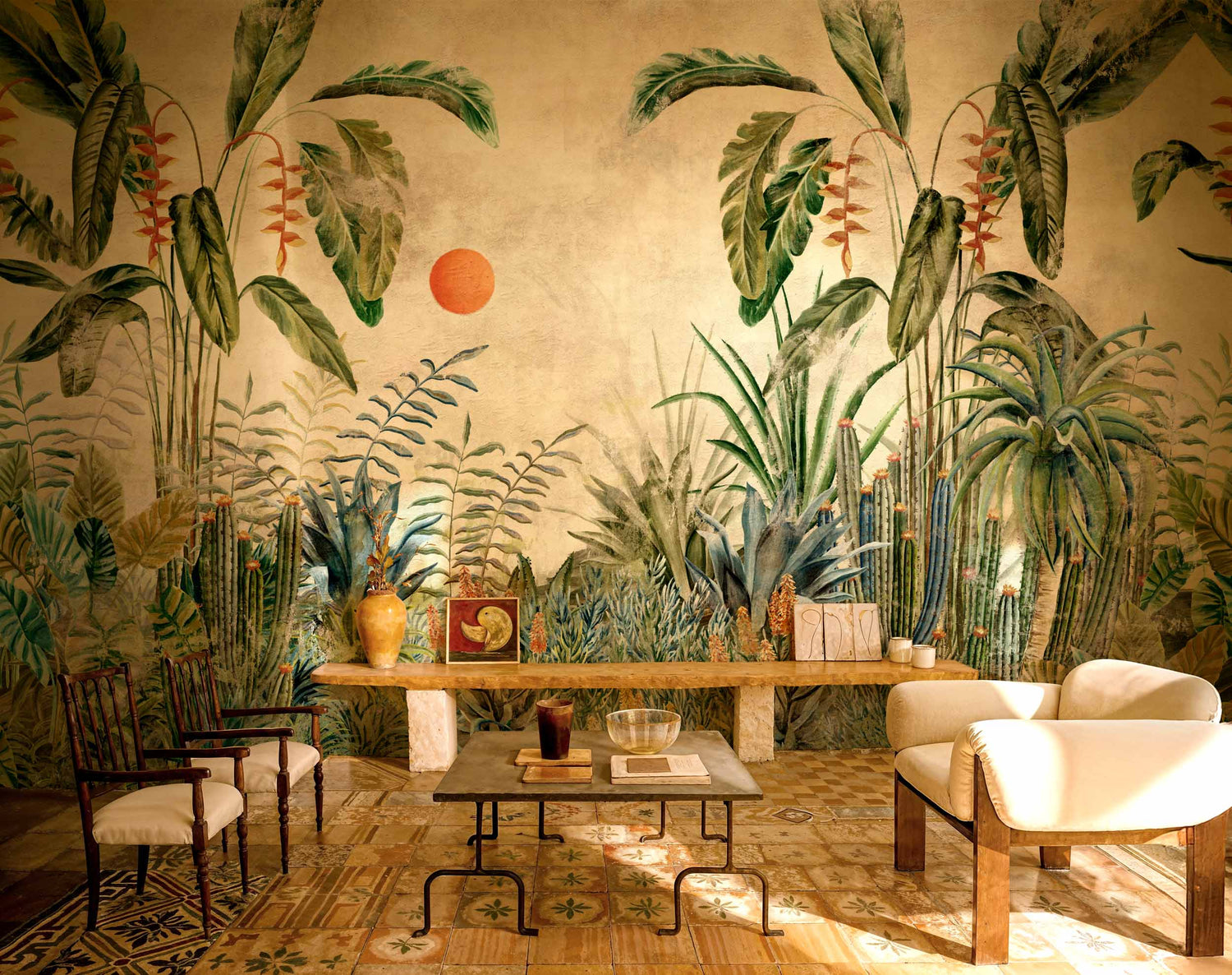 Coordonné Behang Aduanero Cactus C00050