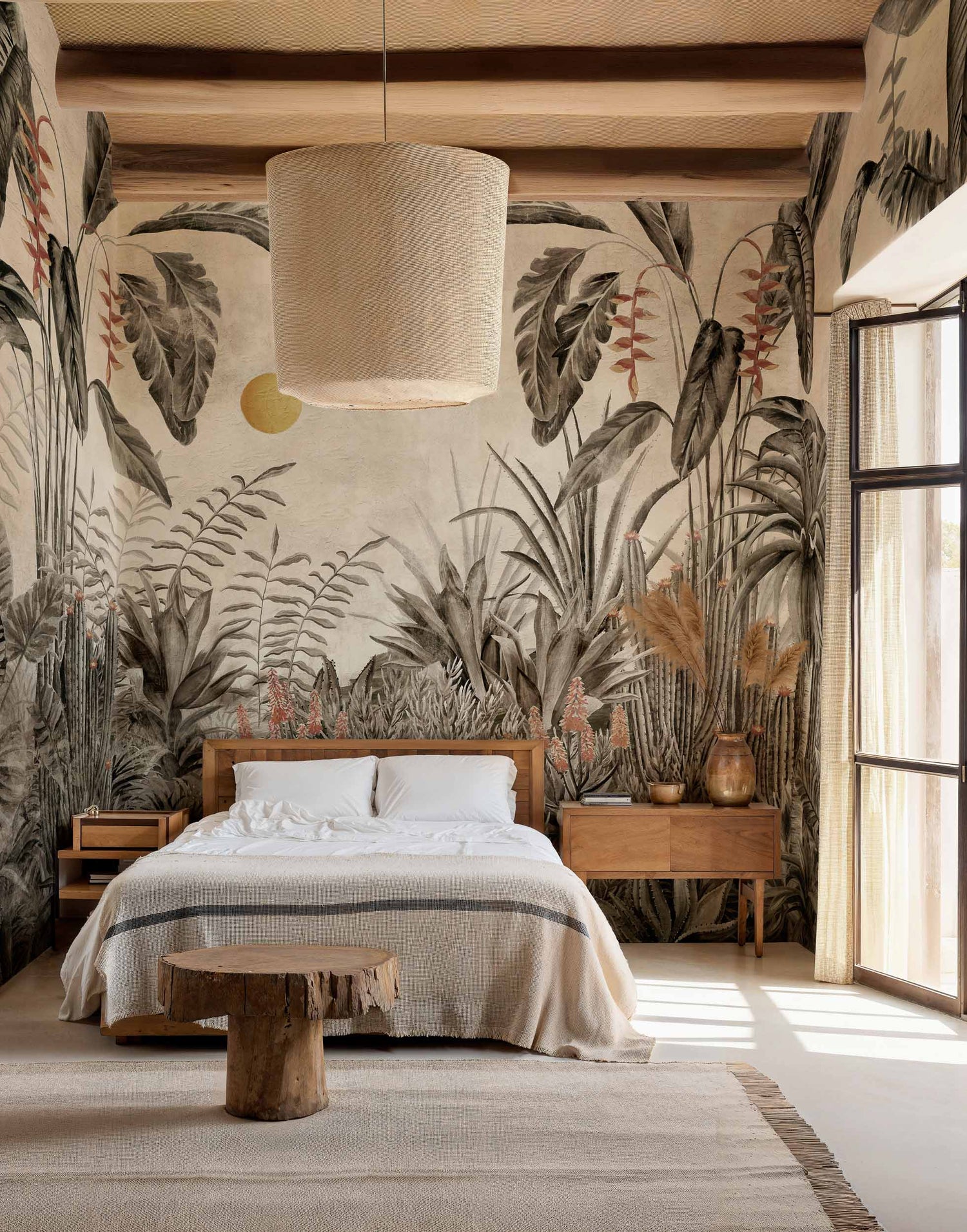 Coordonné Behang Aduanero Carbón C00052