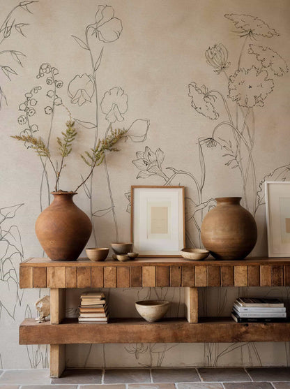 Coordonné Behang Countryside Ink B00365