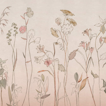 Coordonné Behang Countryside Pink B00363