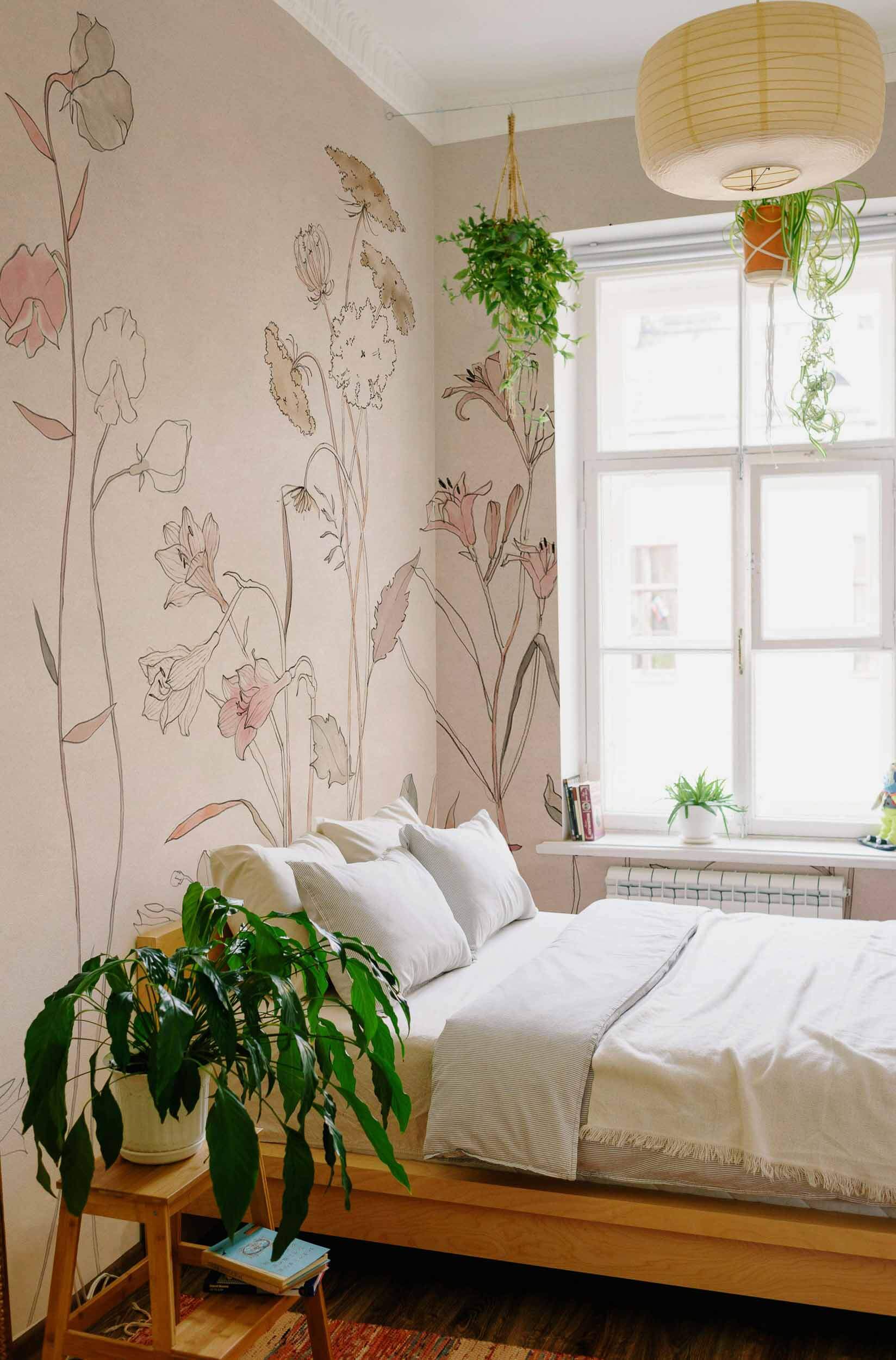 Coordonné Behang Countryside Pink B00363