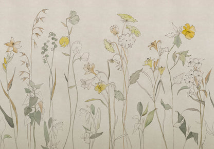 Coordonné Behang Countryside Yellow B00364