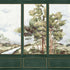 Coordonné Behang Damaskus View Emerald D00163