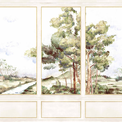 Coordonné Behang Damaskus View Stone D00160