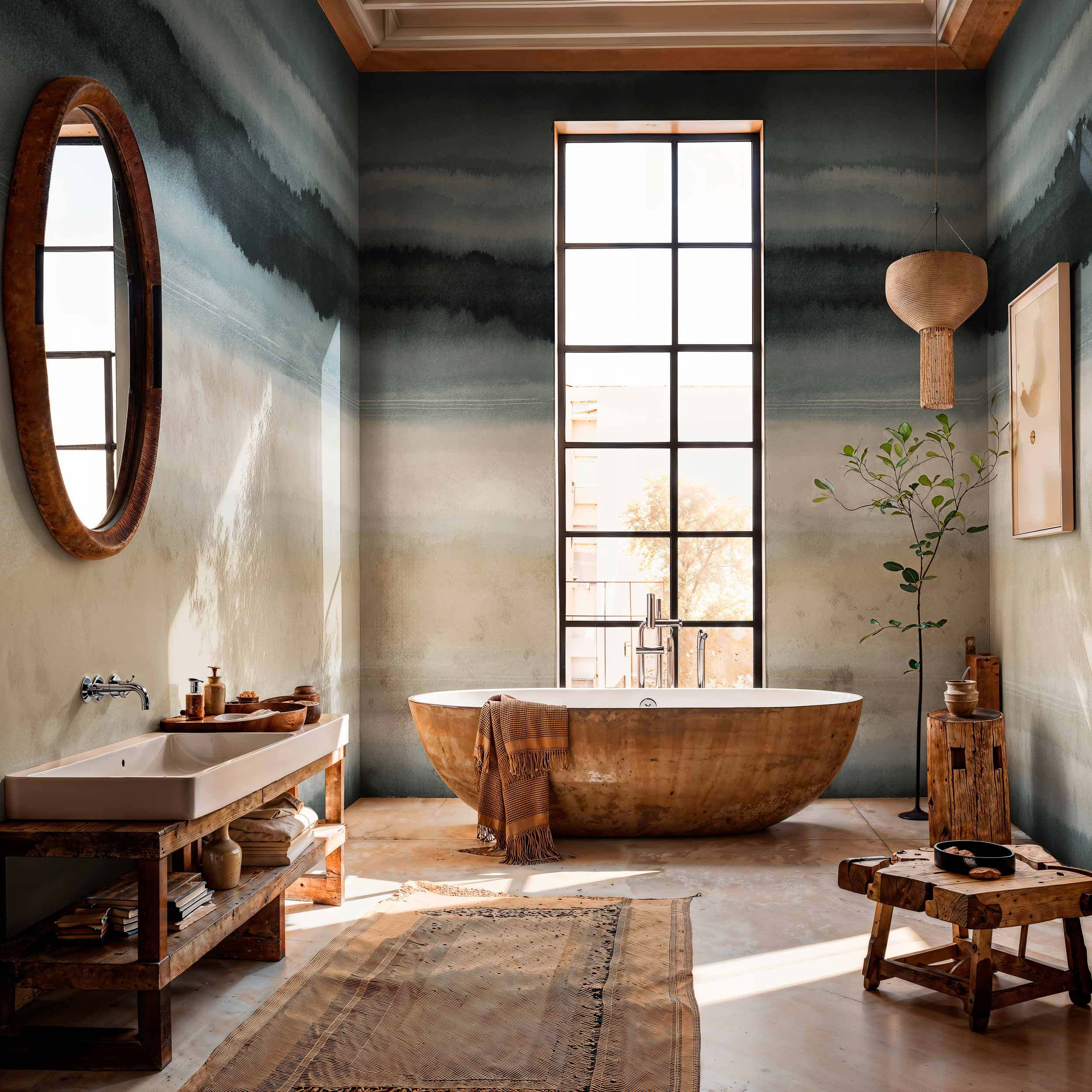 Coordonné Behang Gaban Índigo C00057