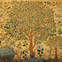 Coordonné Behang Varanasi Tree Mustard D00155