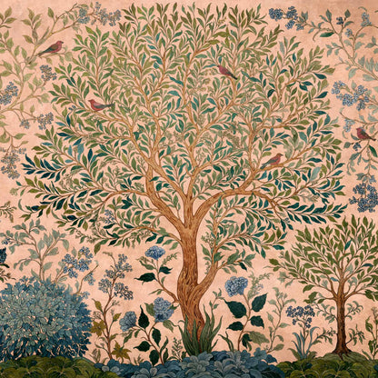 Coordonné Behang Varanasi Tree Peach D00152