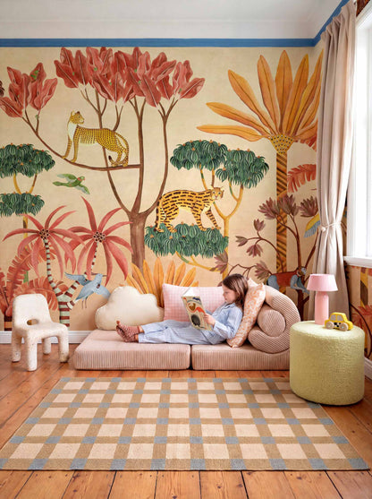 Coordonné Behang WildWood Peach D00384