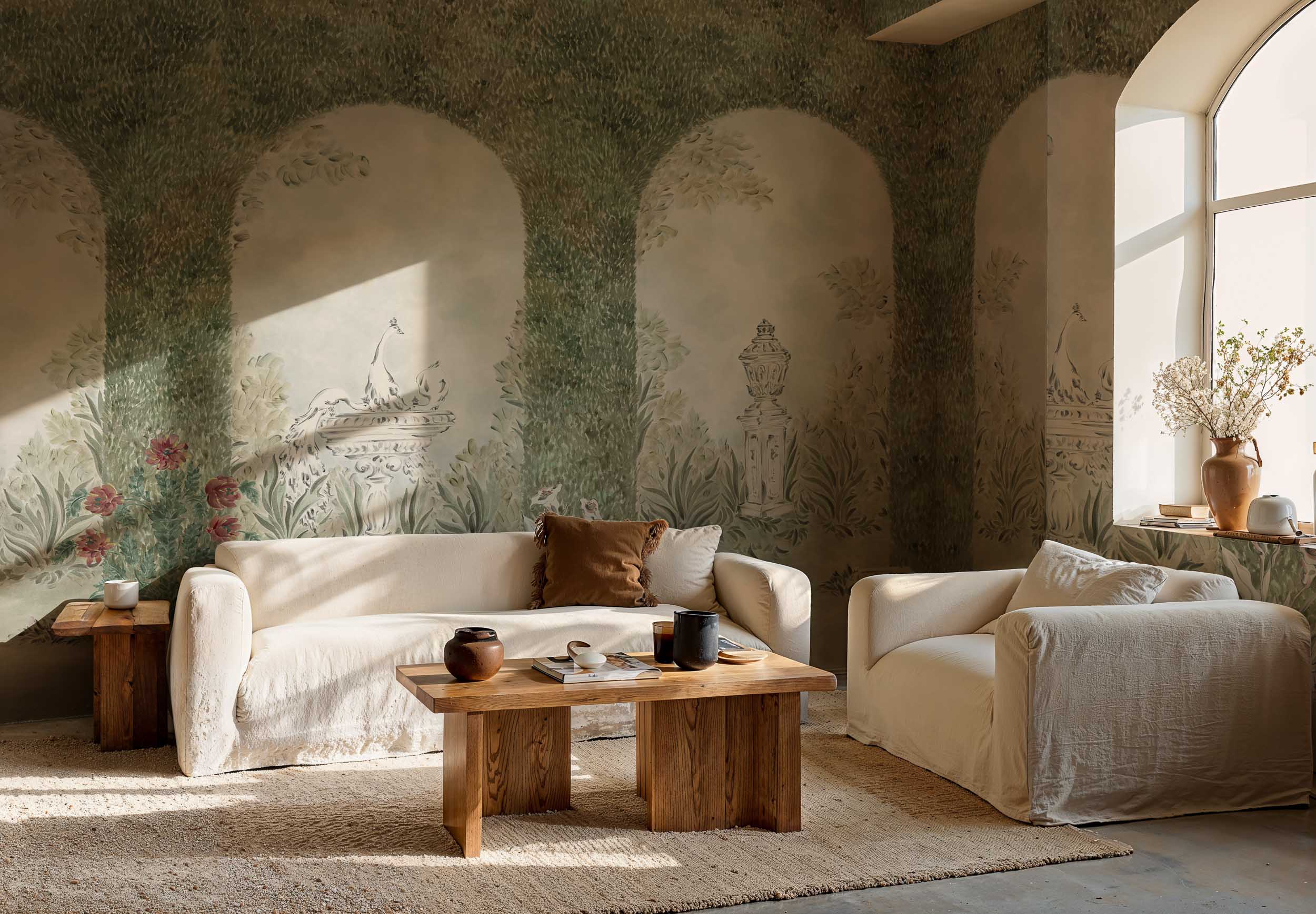 Coordonné behang Alcazar Celadon YSP0635