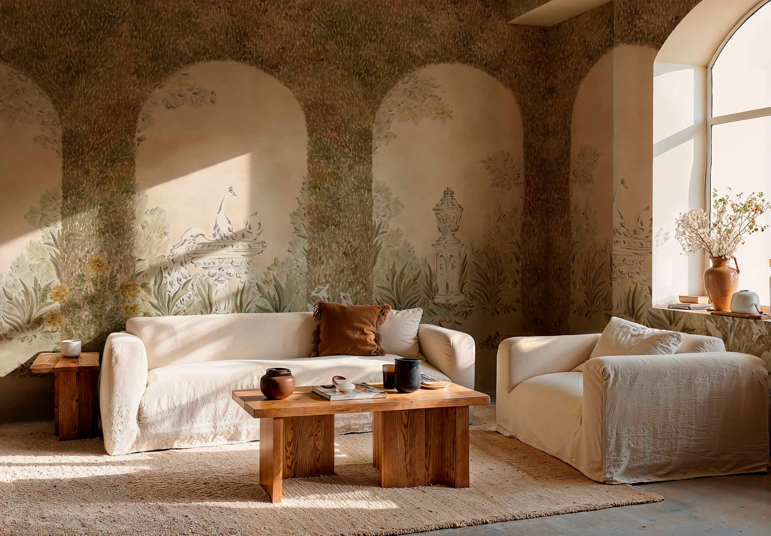 Coordonné behang Alcazar Ocre YSP0638