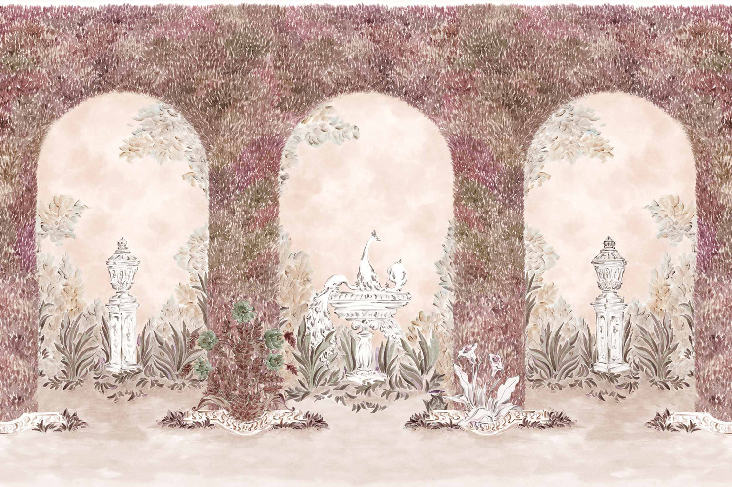 Coordonné behang Alcazar Rosado YSP0637