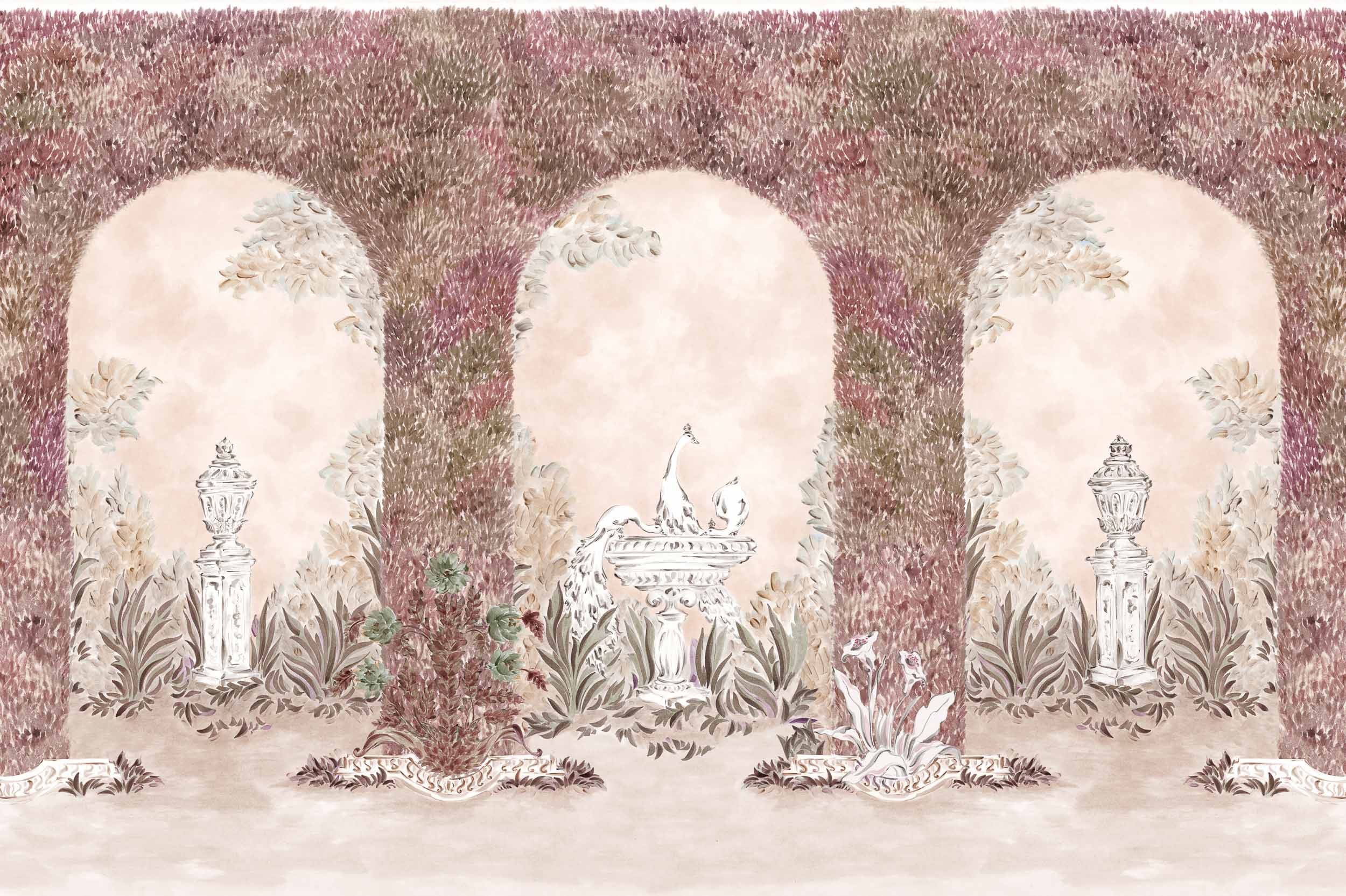 Coordonné behang Alcazar Rosado YSP0637