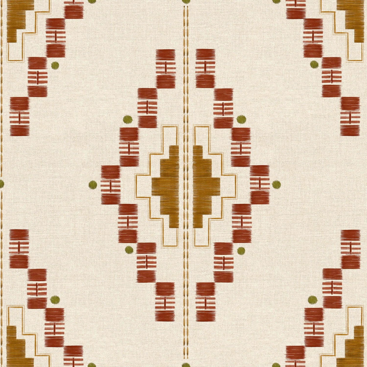 Coordonné behang Andes Terracota C00026