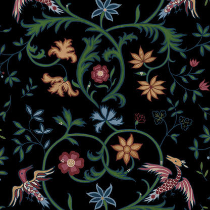 Coordonné behang Antwerp Damask Onyx D00144