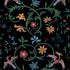 Coordonné behang Antwerp Damask Onyx D00144